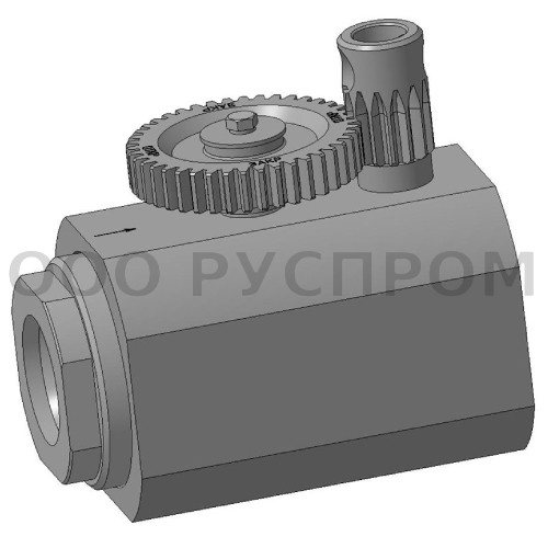 АФНИ.306121.011 Кран шаровый секторный Ду25. Ру50МПа